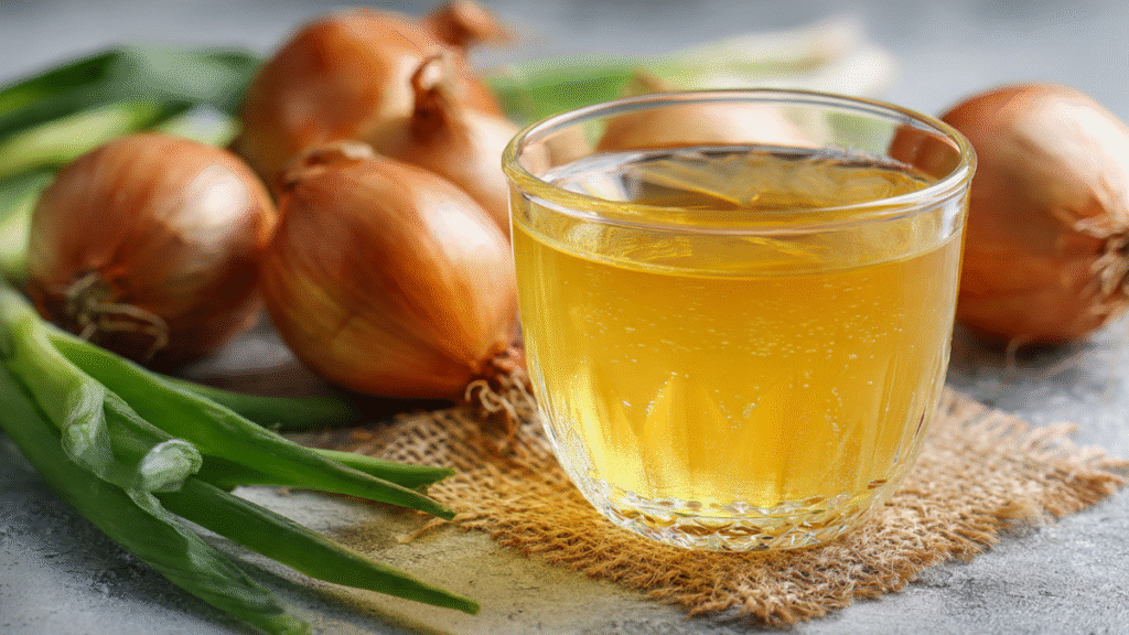 onion juice for hair loss